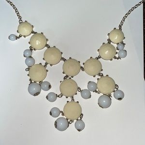 Cream and white necklace
